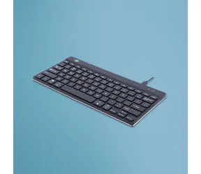 R-GO Tools Compact Break US čierna / Kompaktná klávesnica / US layout / drôtová / USB-C