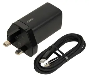 ibox C-65 čierna, UK zástrčka / Nabíjačka / GaN / 65 W / USB-C