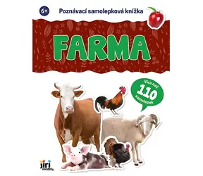 JIRI MODELS Samolepková knižka Farma / 16 strán / 100+ samolepiek