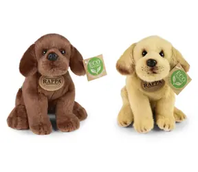 Rappa Plyšový pes Labrador sediaci 20 cm / ECO-FRIENDLY
