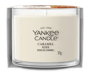 Yankee Candle Caramel Kiss / Votívna sviečka v skle / Doba horenia 8-10 hod / 37 g