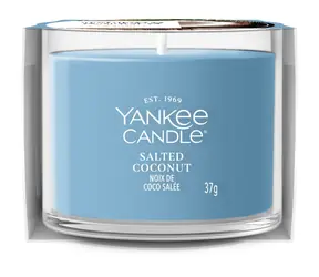 Yankee Candle Votívna sviečka Azure Sky / Svieža a čistá vôňa / 8-10 hod horenia / modrá