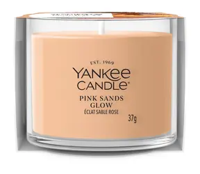 Yankee Candle Pink Sands Glow / Votívna sviečka v skle / Doba horenia 8-10 hod / 37 g
