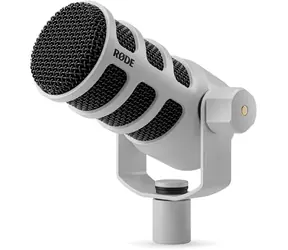 Rode PodMic biela / Dynamický mikrofón / XLR / Kardioidné / 20Hz-20kHz