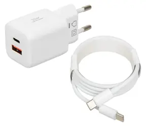 ibox C-42 GaN PD33W biela / Nabíjačka / USB-A / USB-C / 33 W