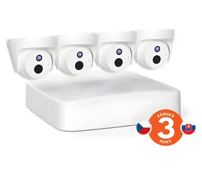 Tenda K4P-4CR / Kamerový systém / 4X PoE kamera / 4 MPx / 4CH NVR / IP67 / zvuk / nočné videnie