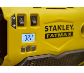 Stanley SFMCE520B čierna, žltá / Akumulátorový kompresor / 18V / 11 bar / LED svietidlo