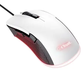 Trust GXT 922W Ybar biela / Optická myš / 7 200 DPI / USB-A / RGB / Pre pravákov