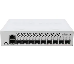 Mikrotik CRS310-1G-5S-4S+IN / Cloud Router Switch / 5x SFP / 4X SFP+ 10G / 1x Gbit LAN PoE-in / RouterOS L5