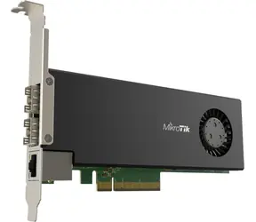 Mikrotik CCR2004-1G-2XS-PCIe / Sieťová karta / PCIe / 2x SFP28 25 Gbps / 1x Gbit LAN / RouterOS L6