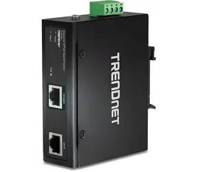 Trendnet TI-IG90 / Priemyselný PoE injektor / IEEE802.3bt / 90W / 2x Gigabit / IP30 / -40~75°C
