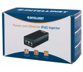 Intellinet PoE injektor 1- Port 48V DC / Injektor PoE / IEEE 802.3 AF / 15,4 W / Cat5