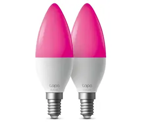 TP-LINK Tapo L430C 4 ks / Múdra RGB žiarovka / E14 / 470 lm / 2500-6500K