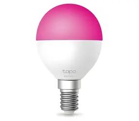TP-LINK Tapo L430P / Múdra RGB žiarovka / E14 / 470 lm / 2500-6500K / Wi-Fi