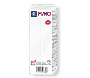 FIMO Modelovacia hmota Soft biela / 454 g / pečenie 110 ° C / 30 min