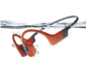 Shokz OpenSwim Pre červené / Bluetooth slúchadlá / kostné vedenie / pred uši / IP68