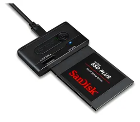 ICY BOX MB031U-1SMB čierna / Adaptér / USB-C - 2,5" SATA / M.2 SATA SSD / USB 3.2 Gen 1