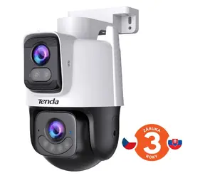 Tenda RH9-WCA biela / Vonkajšia otočná IP kamera / Dual Lens 2x 3 MP / Wi-Fi 6 / mikrofón & repro / IR / IP65
