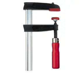 Bessey TPN25S10BE / Skrutková svorka z liatiny / 100 x 250 mm / upínacia hrúbka až 560 kg