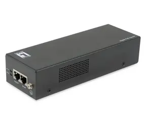 LevelOne POI-5003 čierna / PoE injektor / IEEE 802.3 AF/at/bt / 90 W / Gigabit