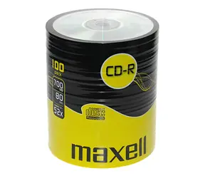 Maxell CD- R 700 MB / 52x / 80 min / 100 ks / Spindl