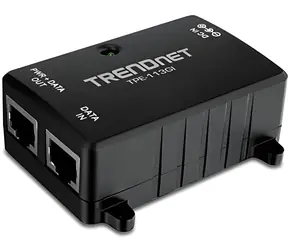 Trendnet TPE-113GI / Gigabit PoE injektor / 802.3 AF / 15,4 W / 2x GbE