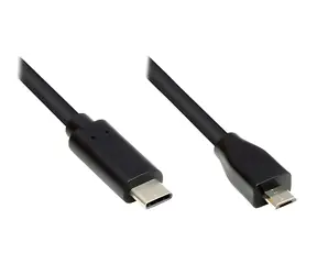 Good Connections USB-C - Micro USB čierna