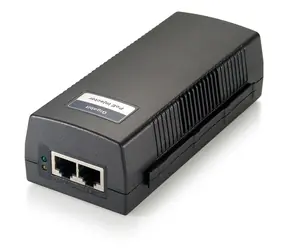 LevelOne PoE injektor Gigabit 30W čierna / PoE injektor / 2× RJ-45 / 100-240 V / 52 V PoE