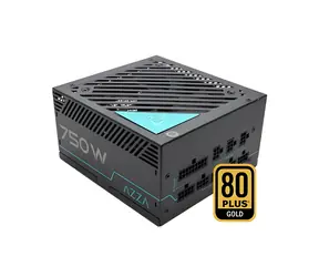 Azza PSAZ-750G čierna / Zdroj / ATX / 750W / 80 PLUS Gold / 120mm ARGB