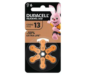 Duracell EasyTab 13 (PR48) / Batéria do načúvadla / 6 ks