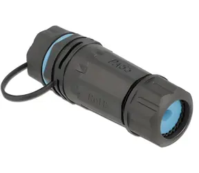 DeLock / Spojka RJ45 samica - samica / Cat.6A / IP68 vodeodolná / 10 Gbit/s