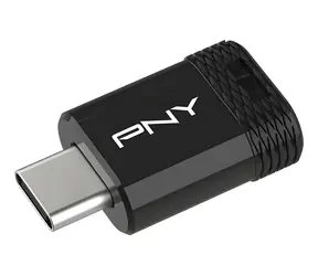PNY Elite-X Fit čierna / Flash disk / 128GB / USB-C / USB 3.2 Gen 1 / čítanie: 200 MB/s / zápis: 100 MB/s