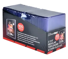ULTRA PRE Toploader a obal na karty 8x10 cm / 100 ks / transparentné / PP