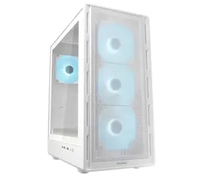 COUGAR Airface Pure PRE biela / PC skriňa / ATX / micro-ATX / mini-ITX / ARGB / priehľadná bočnica / bez zdroja