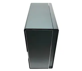 Azza Cast 808B čierna / Midi PC skriňa / ATX / 2x USB 3.0 & 1x USB-C / HD Audio / Bez zdroja / RGB podsvietenie