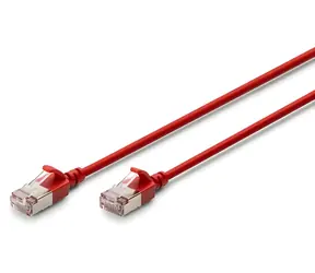 Digitus CAT 6A Slim červená