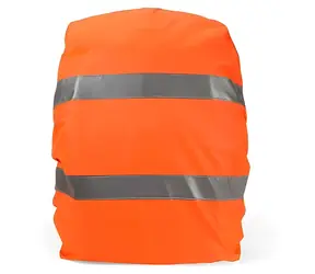 Dicota Raincover HI-VIS oranžová / Pláštenka na batoh / 25 l / do 320×455×220 mm / polyester / reflexné 3M pruhy