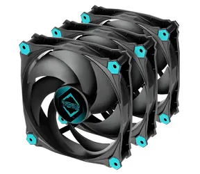 Iceberg Thermal IceGALE Silent čierna / Ventilátor / 120mm / 1100 RPM / 12,3 dB / 3ks
