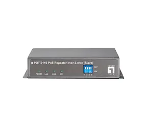 LevelOne PoE repeater Slave / Sieťový repeater / 2vodičová linka / 400 m / 60 Mbit/s / PoE