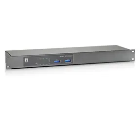 LevelOne PoE+ switch 16x FE 19" / Switch / 16- Port / 16x PoE+ / 120 W / kovové prevedenie