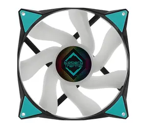Iceberg Thermal IceGALE ARGB 140mm čierna / Ventilátor / ARGB / PWM 4-pin / 1600 RPM / 96 CFM / 36 dB
