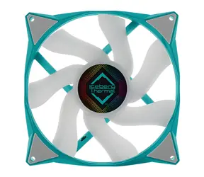 Iceberg Thermal IceGALE ARGB tyrkysová / Ventilátor / 140 mm / Guľôčkové ložisko / 1600 RPM / 96 CFM / 4-Pin PWM