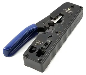Gembird kliešte krimpovacie modrá / Krimpovacie kliešte / RJ45 (8P8C) / RJ12 (6P6C) / RJ11 (6P4C)