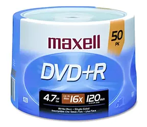 Maxell DVD+ R 4,7 GB 50ks / Optické médium / 16x / Shrink