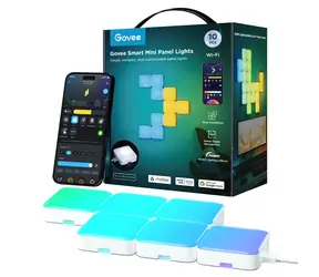 Govee H8069 Mini Square Panel Lights 10ks / RGBIC LED panely / 72W / BT / Wi-Fi