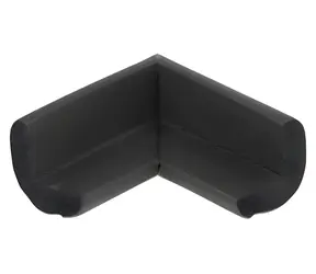 DeLock čierna / Penový chránič hrán / 70x67x35 mm / PVC / samolepiaci