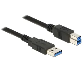 DeLock USB-A - USB-B čierna