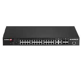 Edimax GS-5424PLC V2 / Switch / 24x GE PoE + / 4X SFP / 400 W / Managed / 1U