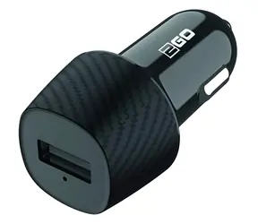 2GO čierna / Autonabíjačka / 1x USB-A / 10 W / 5 V / 2,1 A