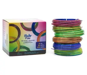 3Doodler Flow Tri-Color 6 ks / Náplň pre 3D pero / PLA / 1,75 mm